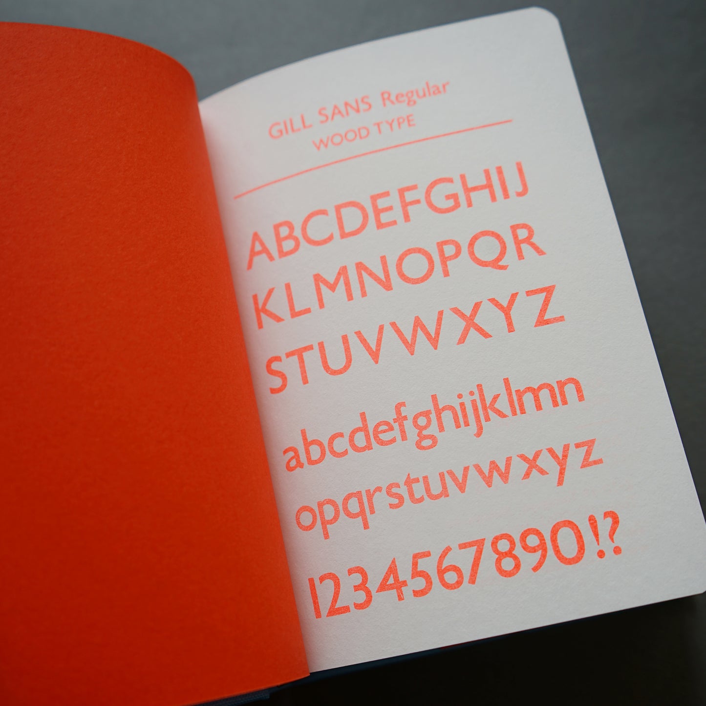 TYPEFACE NOTEBOOK / タイプフェイスノートブック〈ギルサンス〉