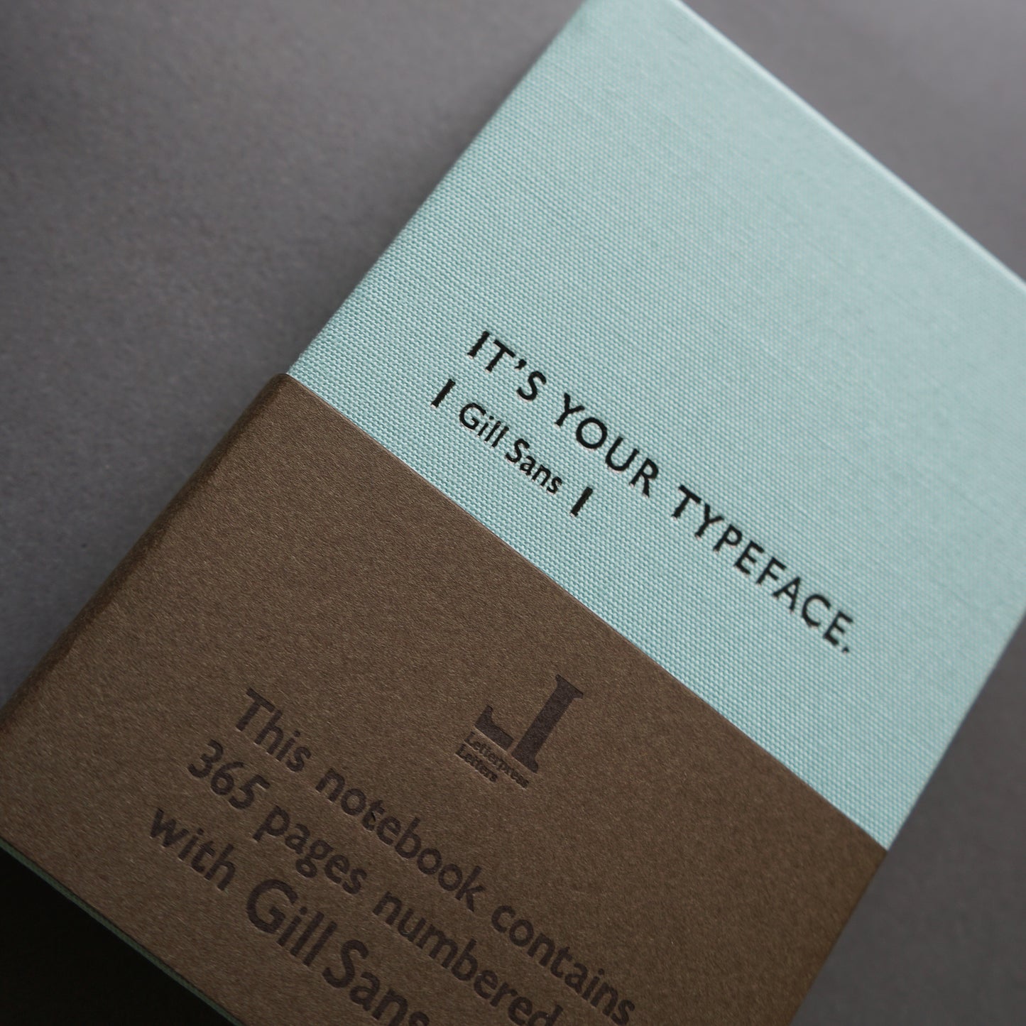 TYPEFACE NOTEBOOK / タイプフェイスノートブック〈ギルサンス〉