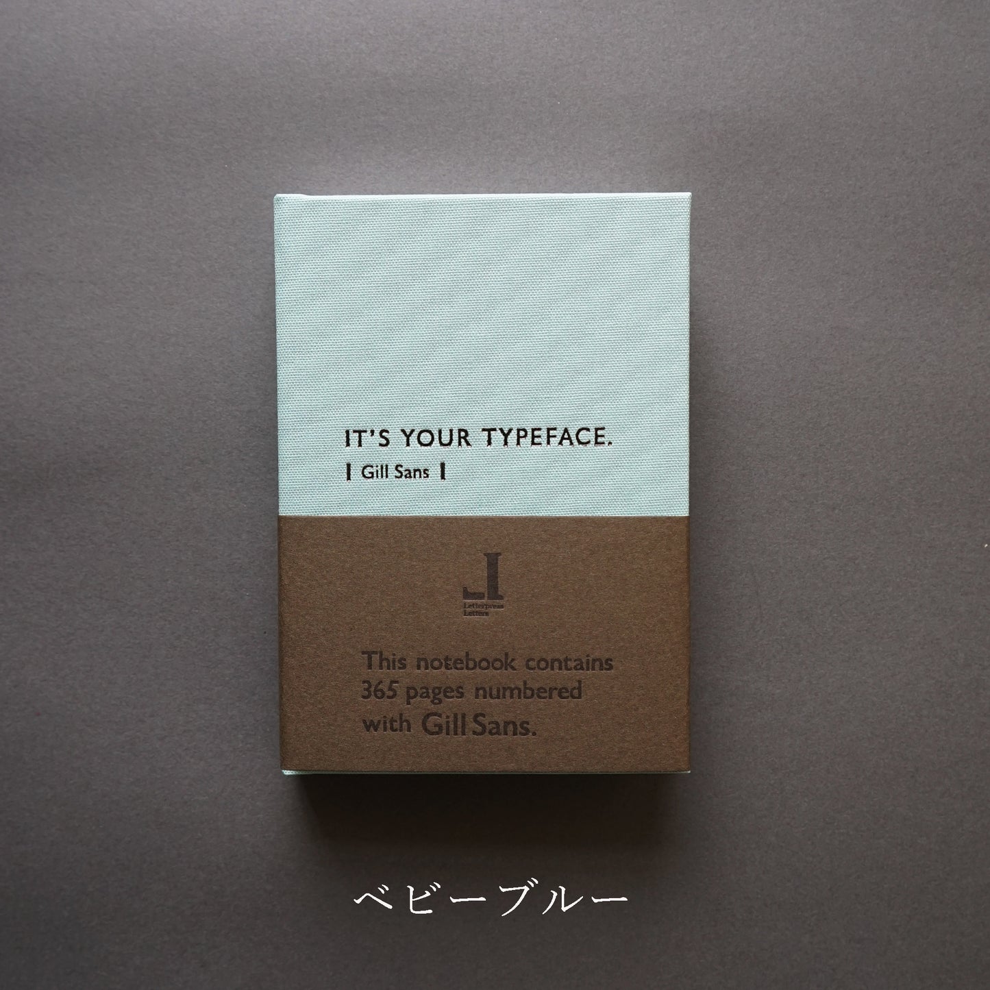 TYPEFACE NOTEBOOK / タイプフェイスノートブック〈ギルサンス〉