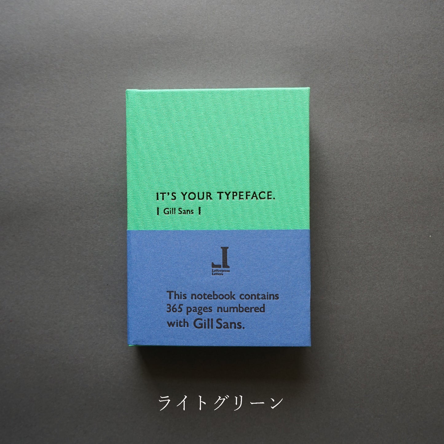 TYPEFACE NOTEBOOK / タイプフェイスノートブック〈ギルサンス〉