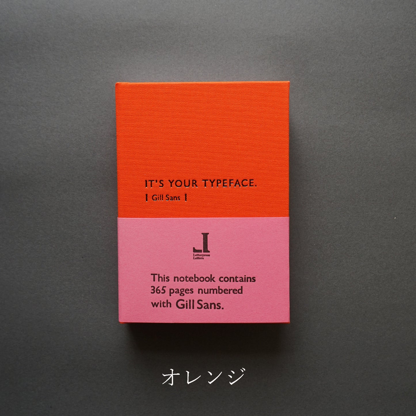 TYPEFACE NOTEBOOK / タイプフェイスノートブック〈ギルサンス〉