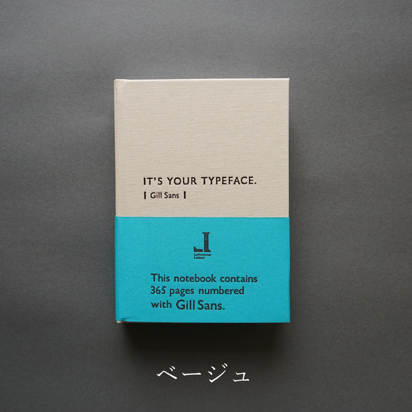 TYPEFACE NOTEBOOK / タイプフェイスノートブック〈ギルサンス〉