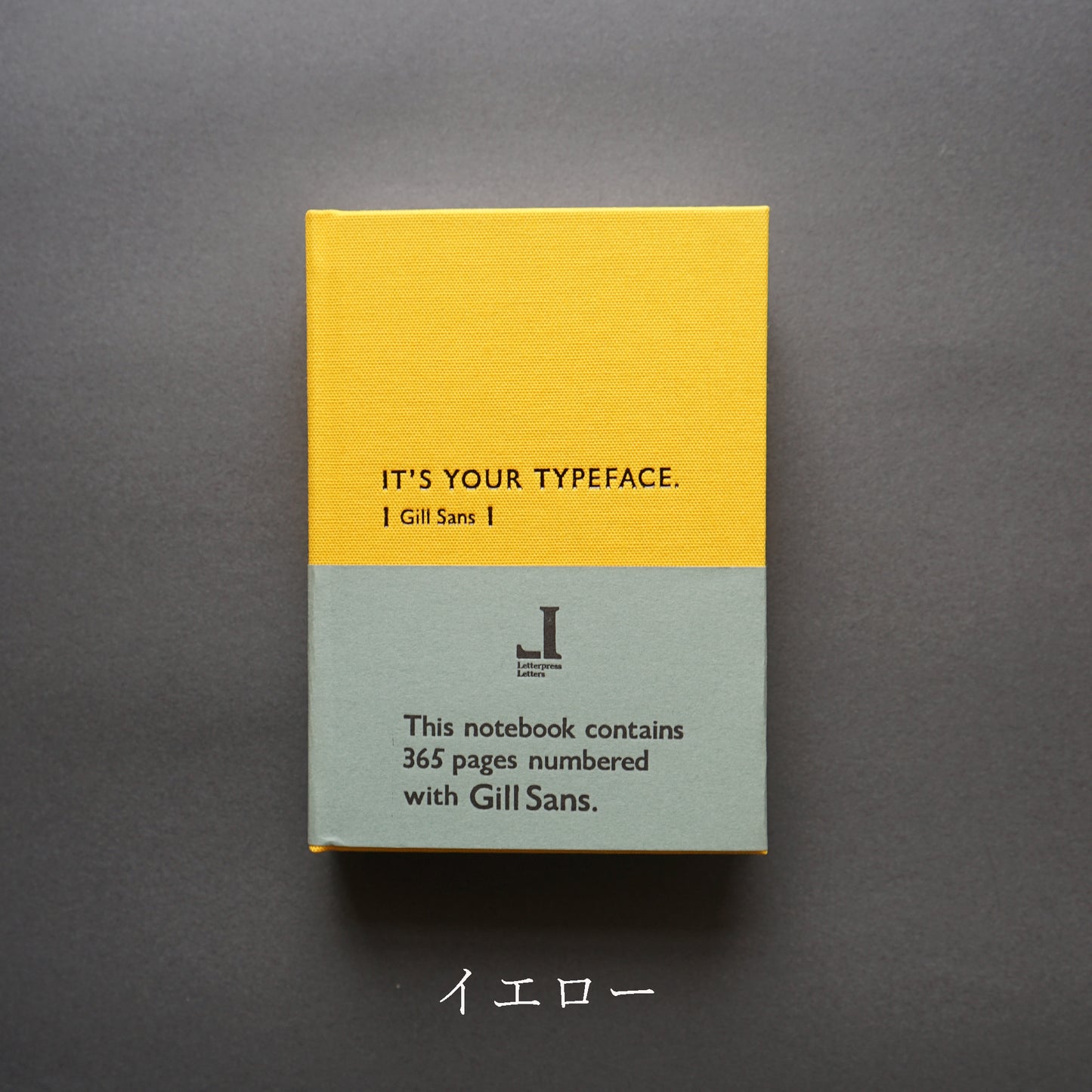 TYPEFACE NOTEBOOK / タイプフェイスノートブック〈ギルサンス〉