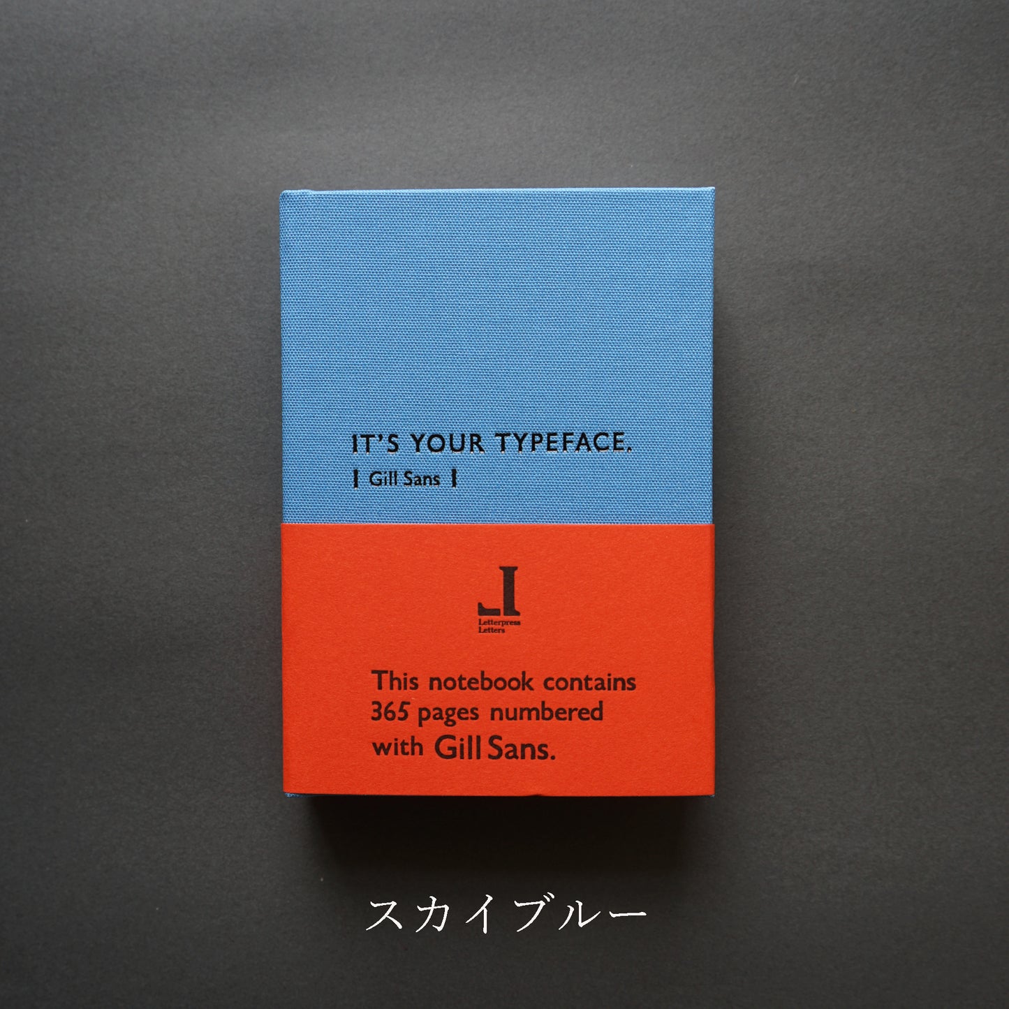 TYPEFACE NOTEBOOK / タイプフェイスノートブック〈ギルサンス〉