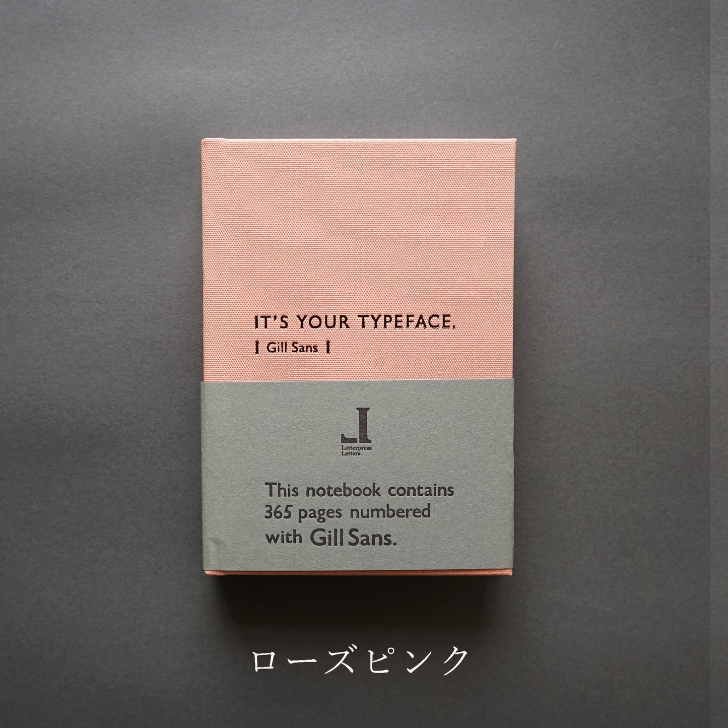TYPEFACE NOTEBOOK / タイプフェイスノートブック〈ギルサンス〉