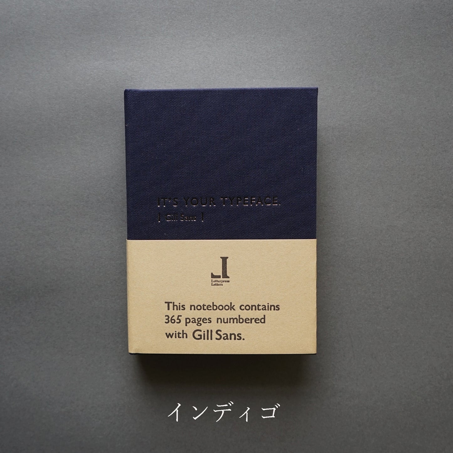 TYPEFACE NOTEBOOK / タイプフェイスノートブック〈ギルサンス〉