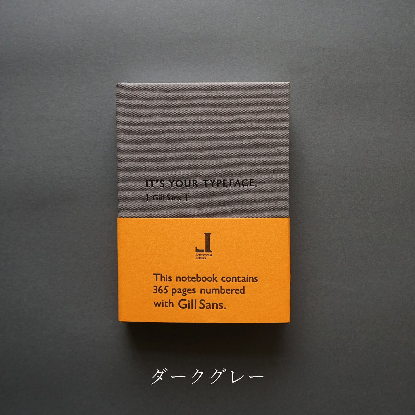 TYPEFACE NOTEBOOK / タイプフェイスノートブック〈ギルサンス〉