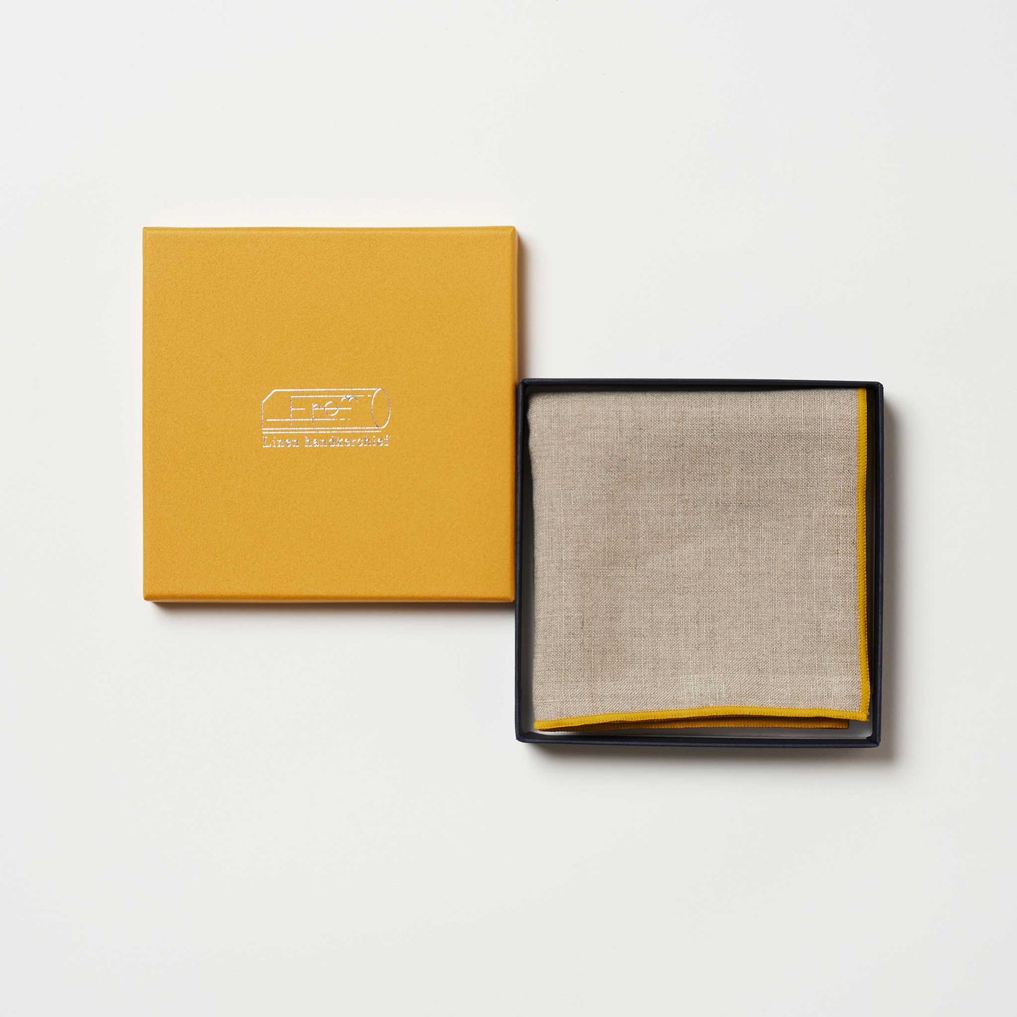 【新色入荷】リネンハンカチ with ギフトBOX(10色)