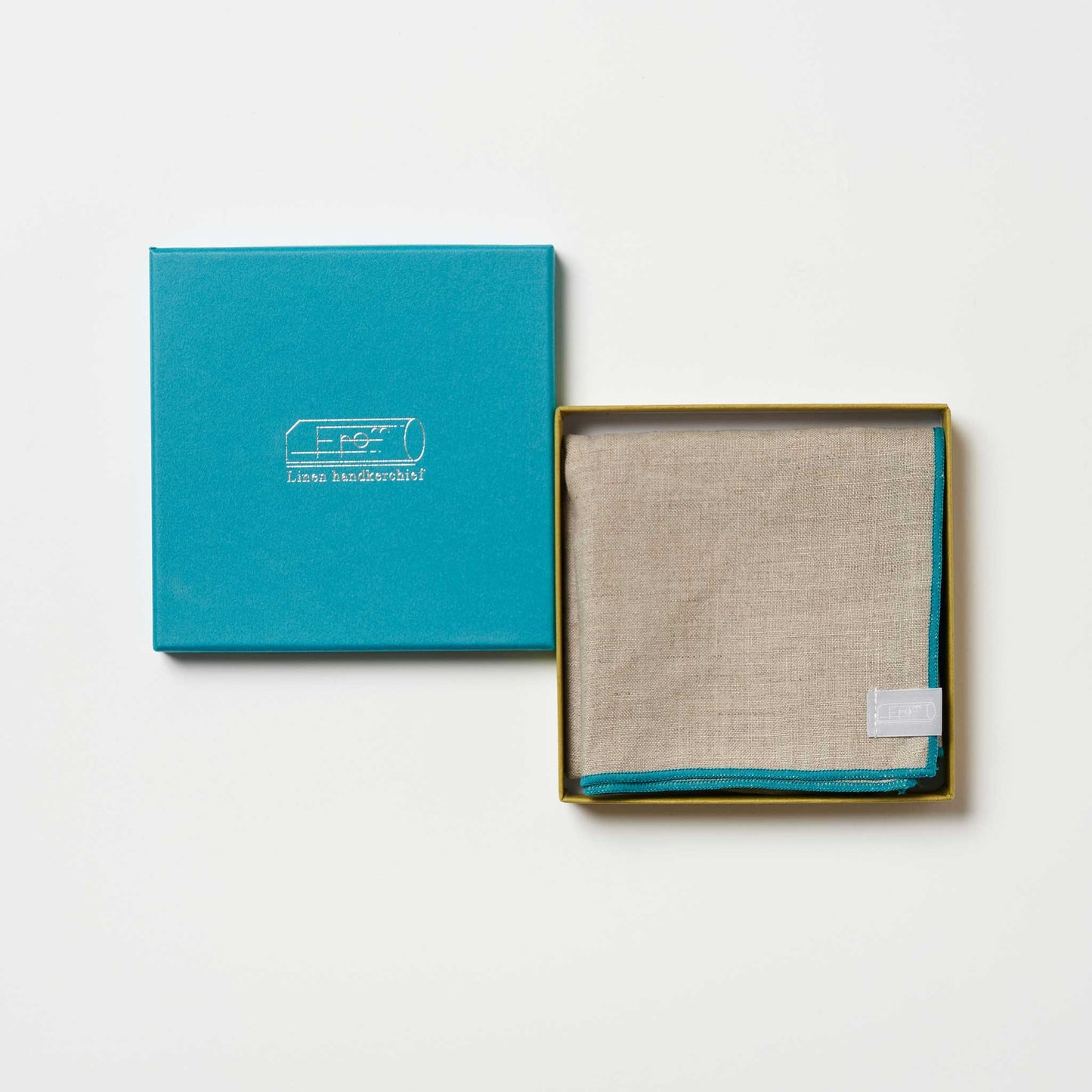【新色入荷】リネンハンカチ with ギフトBOX(10色)