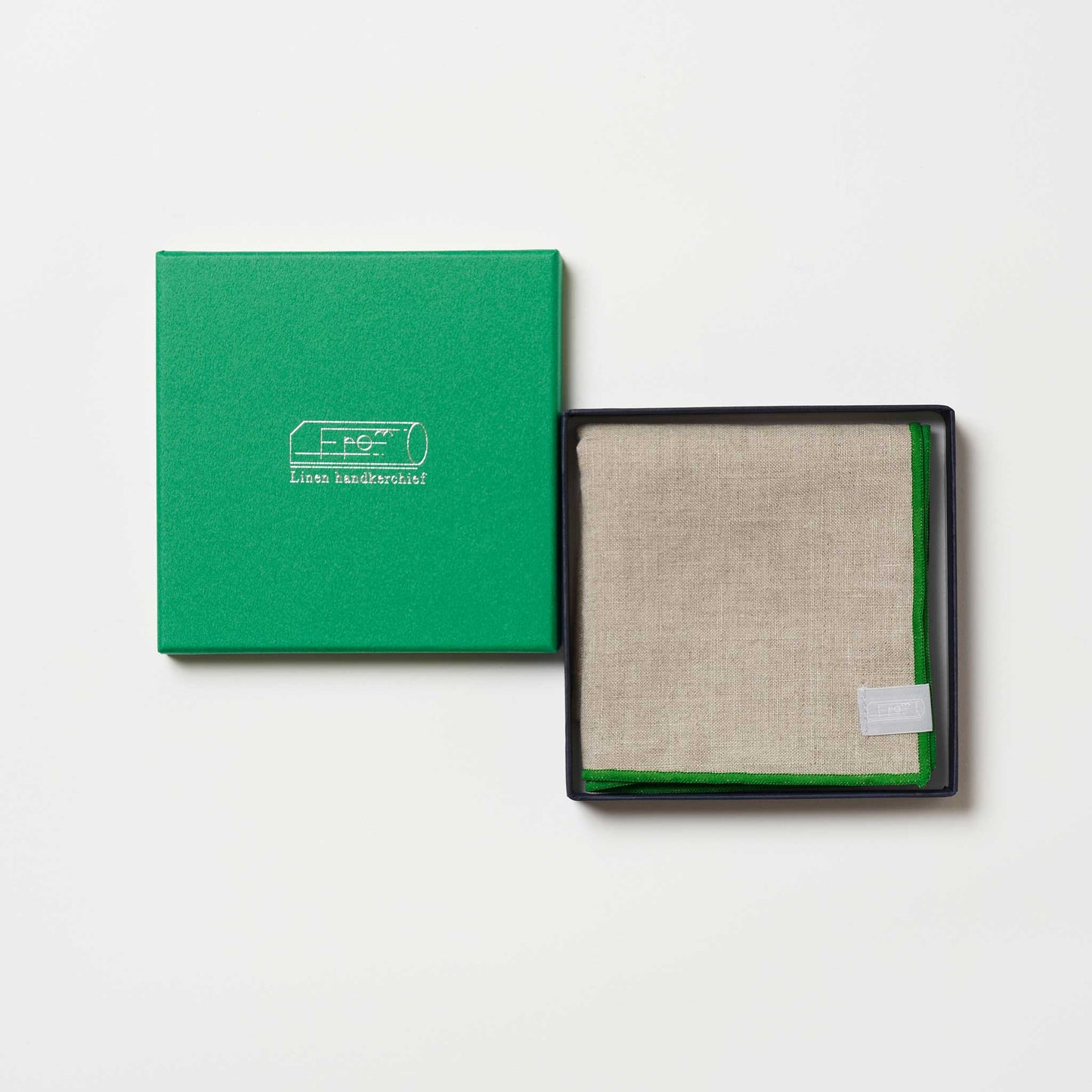 【新色入荷】リネンハンカチ with ギフトBOX(10色)