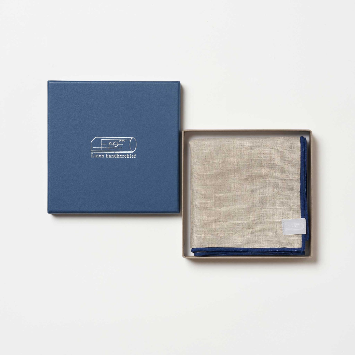 【新色入荷】リネンハンカチ with ギフトBOX(10色)