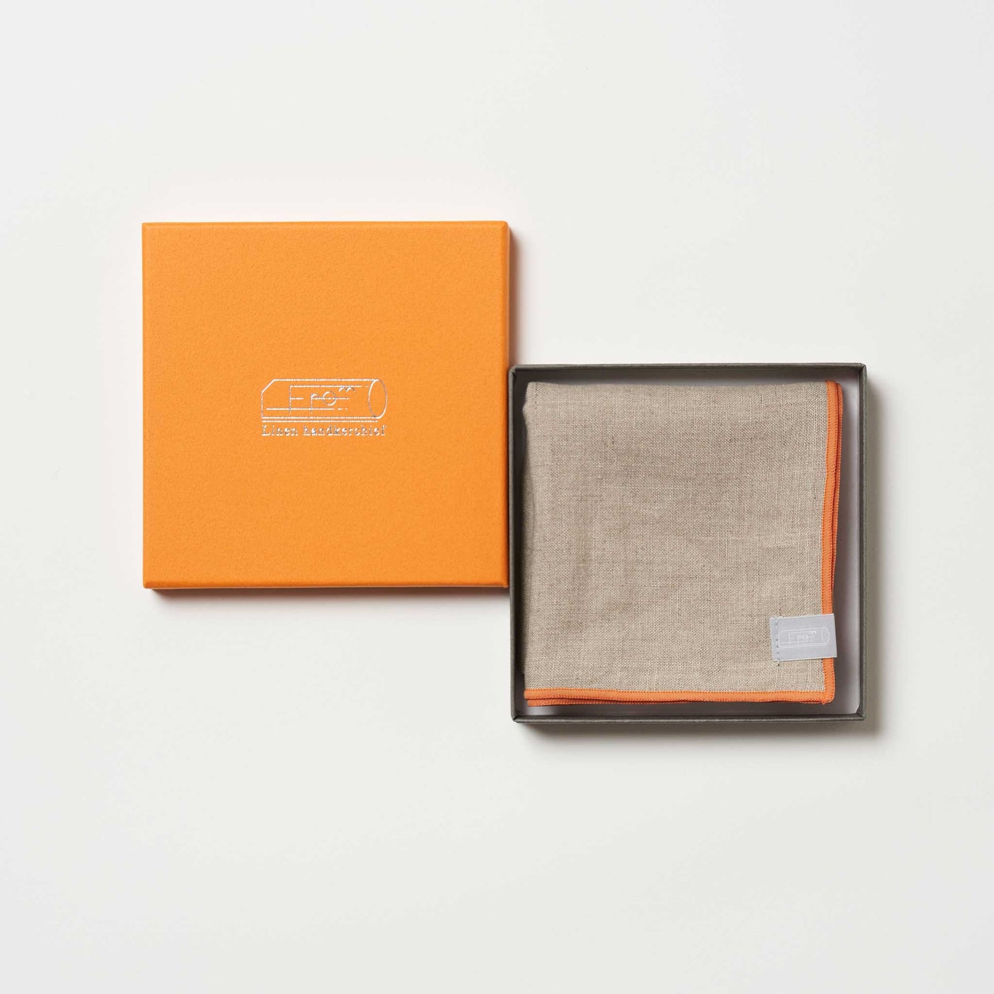 【新色入荷】リネンハンカチ with ギフトBOX(10色)
