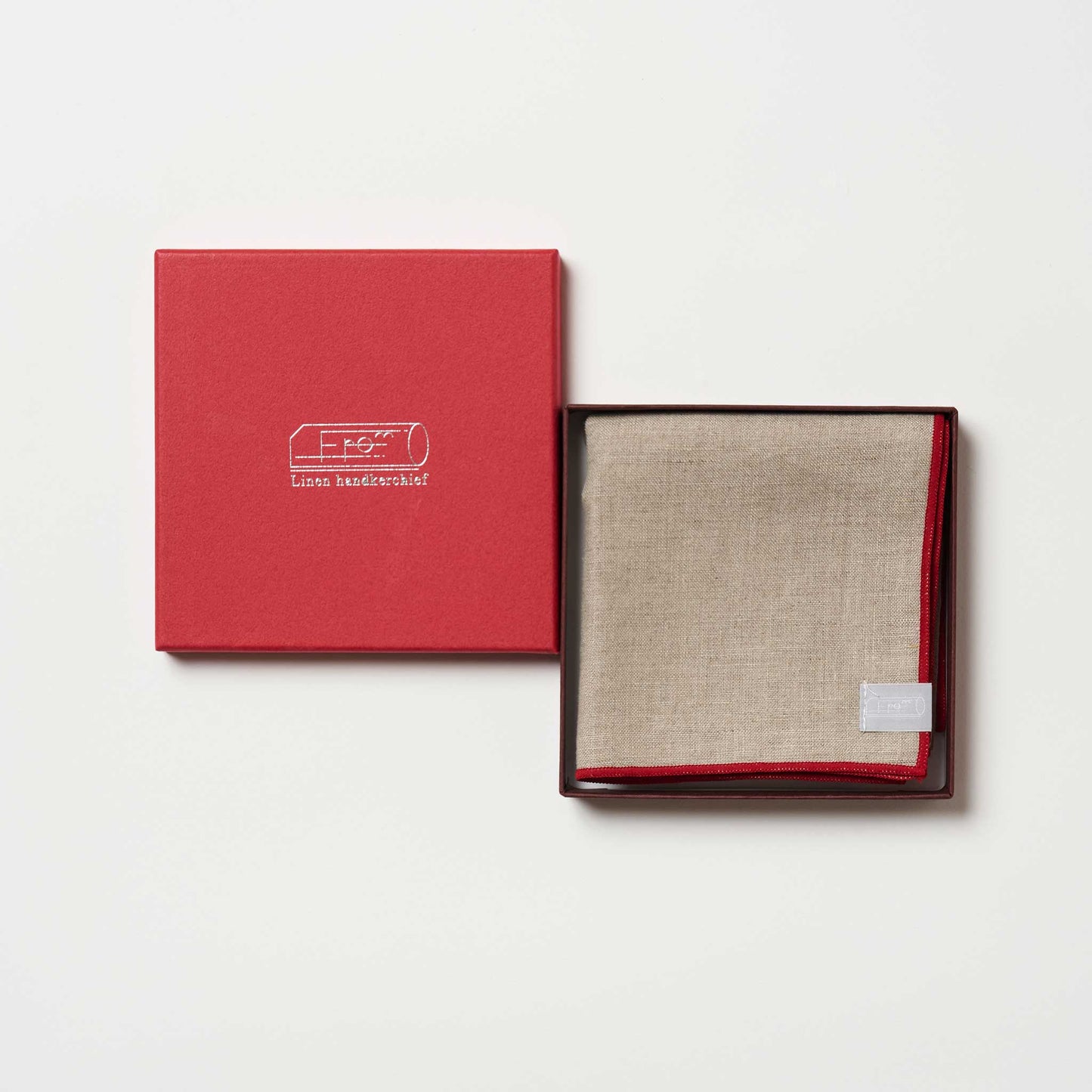 【新色入荷】リネンハンカチ with ギフトBOX(10色)