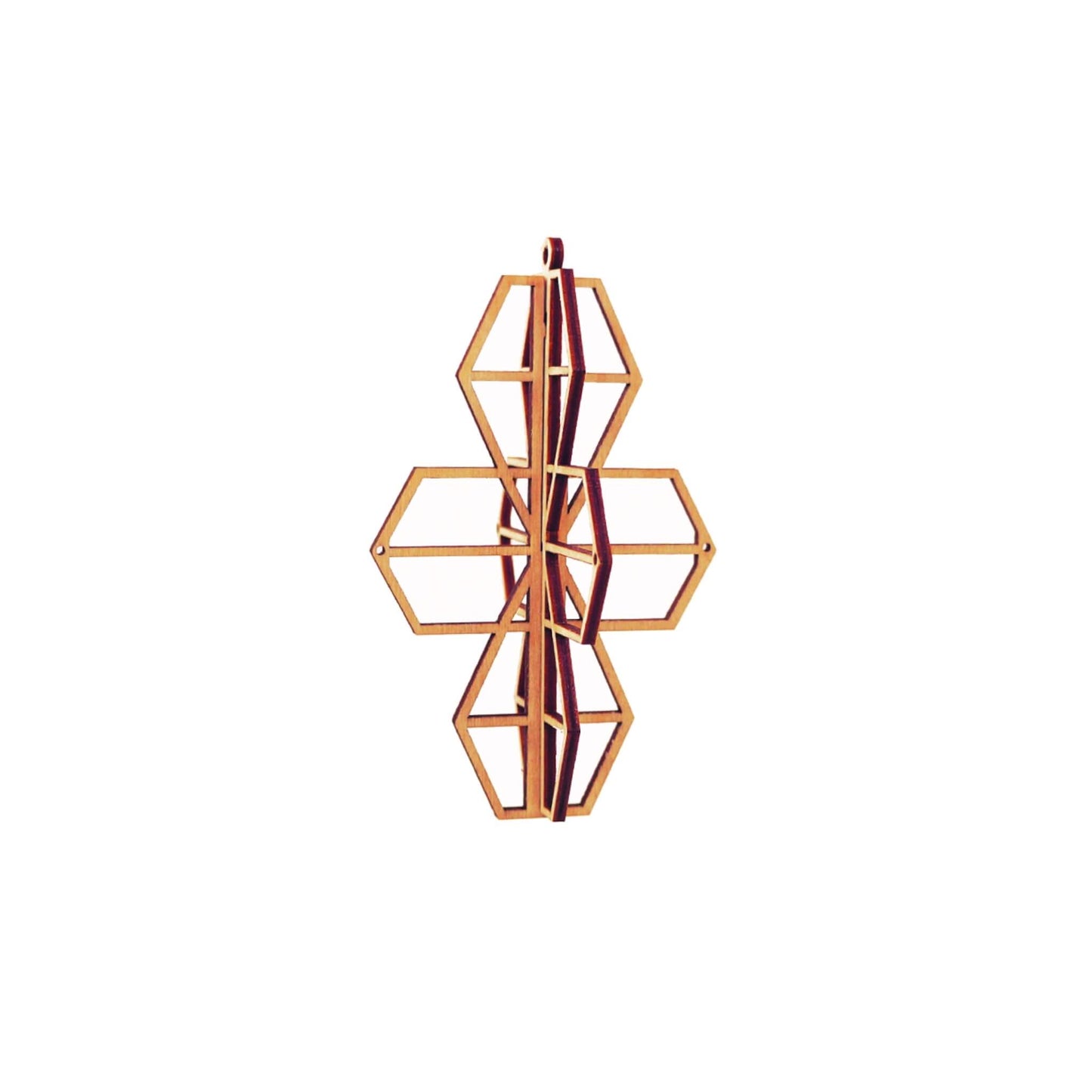 木製オーナメント - クローバーS(単品)