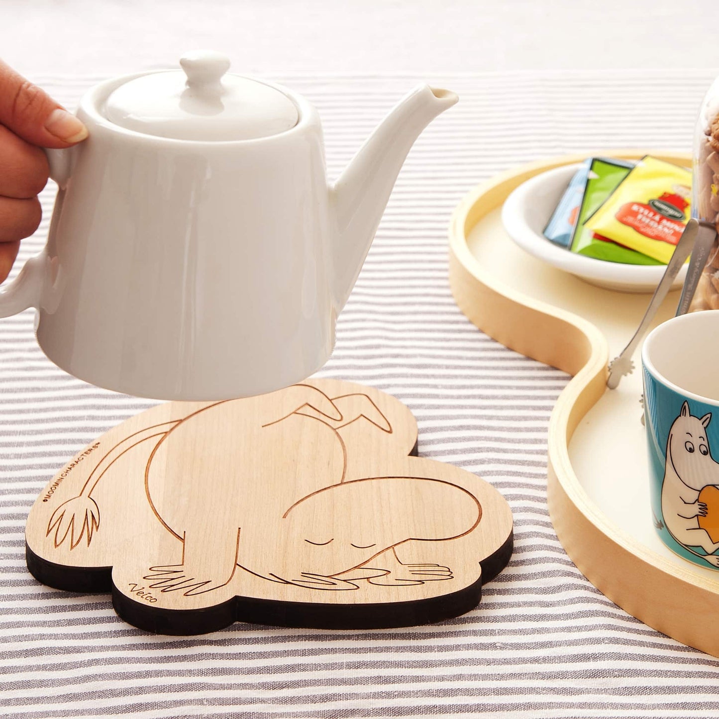 白樺ポットホルダー MOOMIN