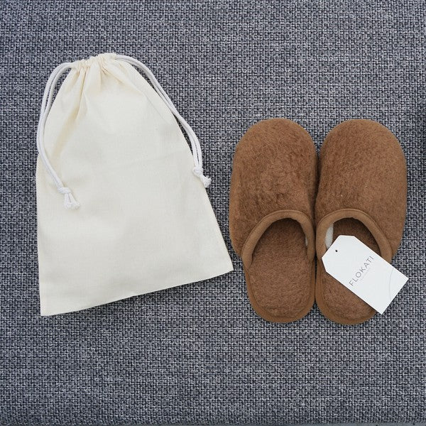 FLOKATI　キャメルスリッパ