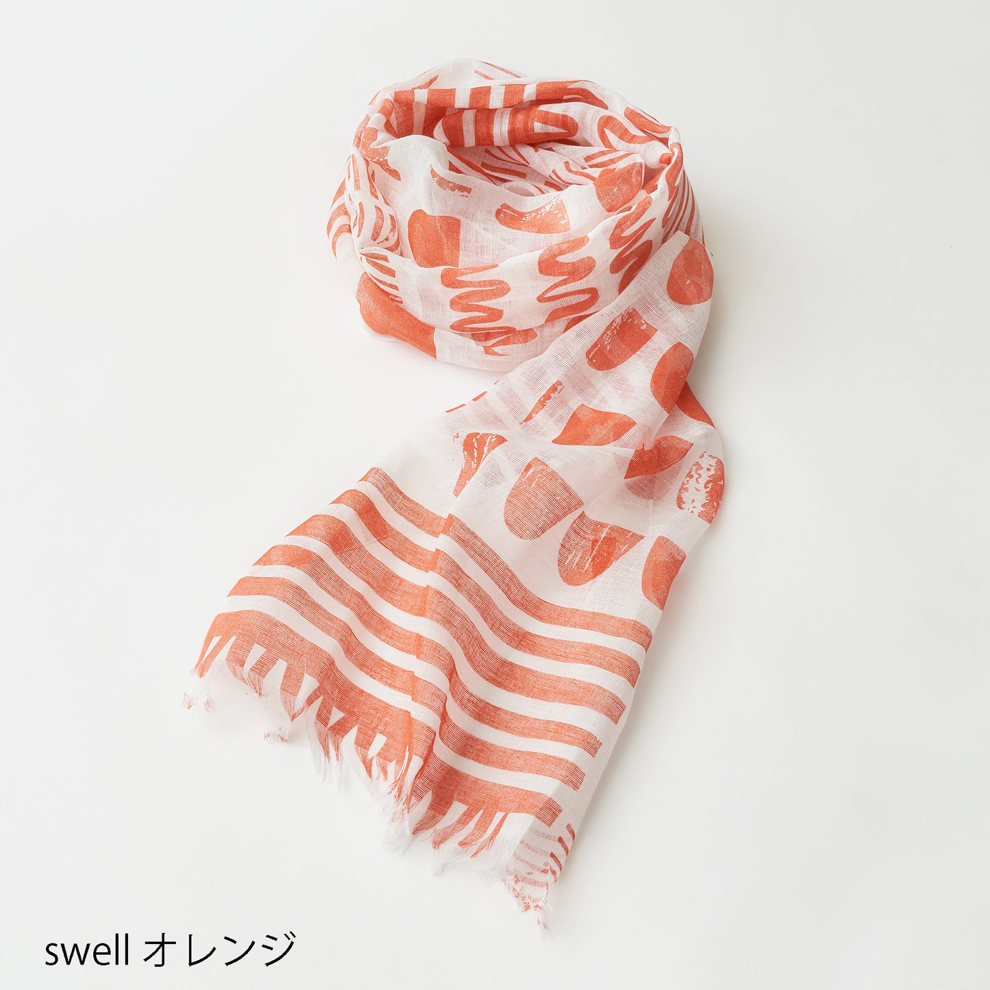 【2024新作】UV 抗菌・防臭加工 リネンコットンストール Swell 日本製（4色）