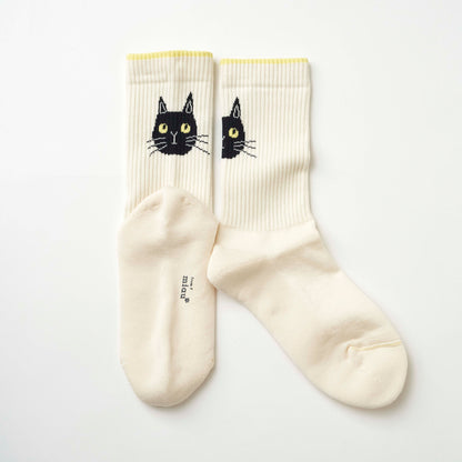 olen / わたしとぼく　コットン　クルー丈ソックス（3色）