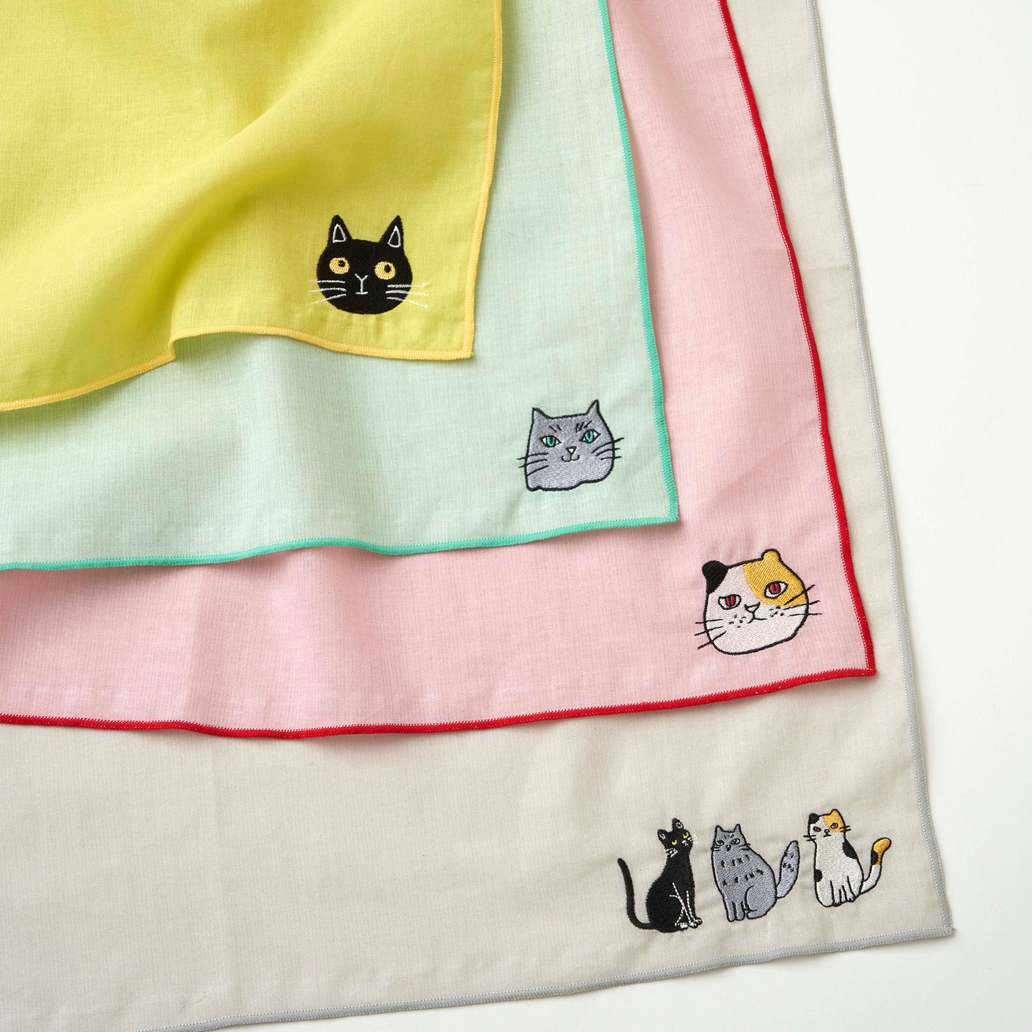 olen / わたしとぼくハンカチ（4色）