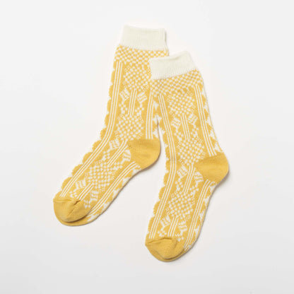 【2025新作】hortensia / あじさい　コットン　クルー丈ソックス（3色）