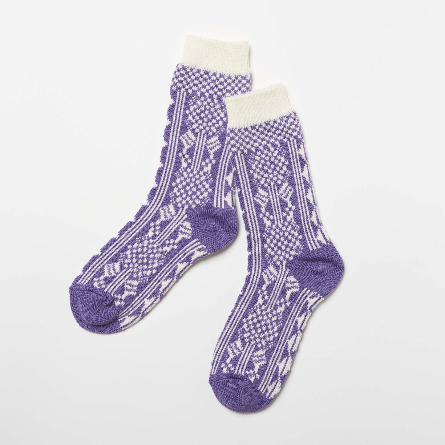 【2025新作】hortensia / あじさい　コットン　クルー丈ソックス（3色）