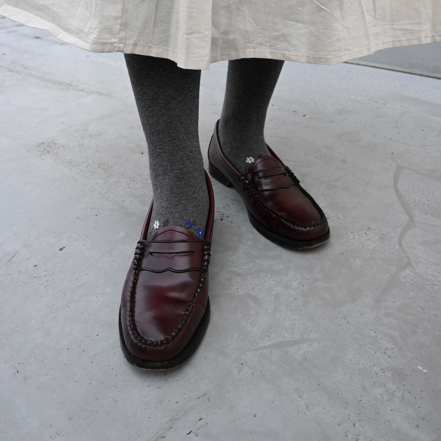 【2025新作】野に咲く花　タイツ（2色）