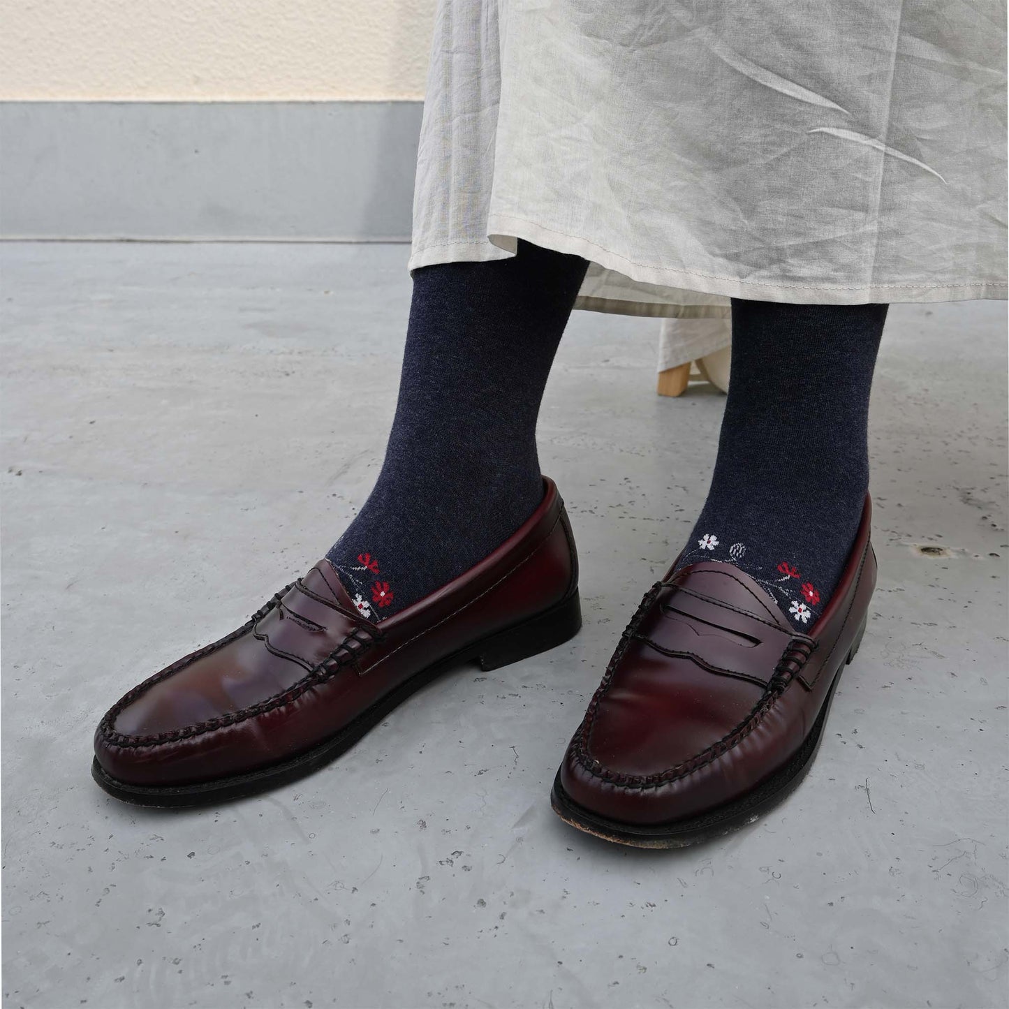 【2025新作】野に咲く花　タイツ（2色）