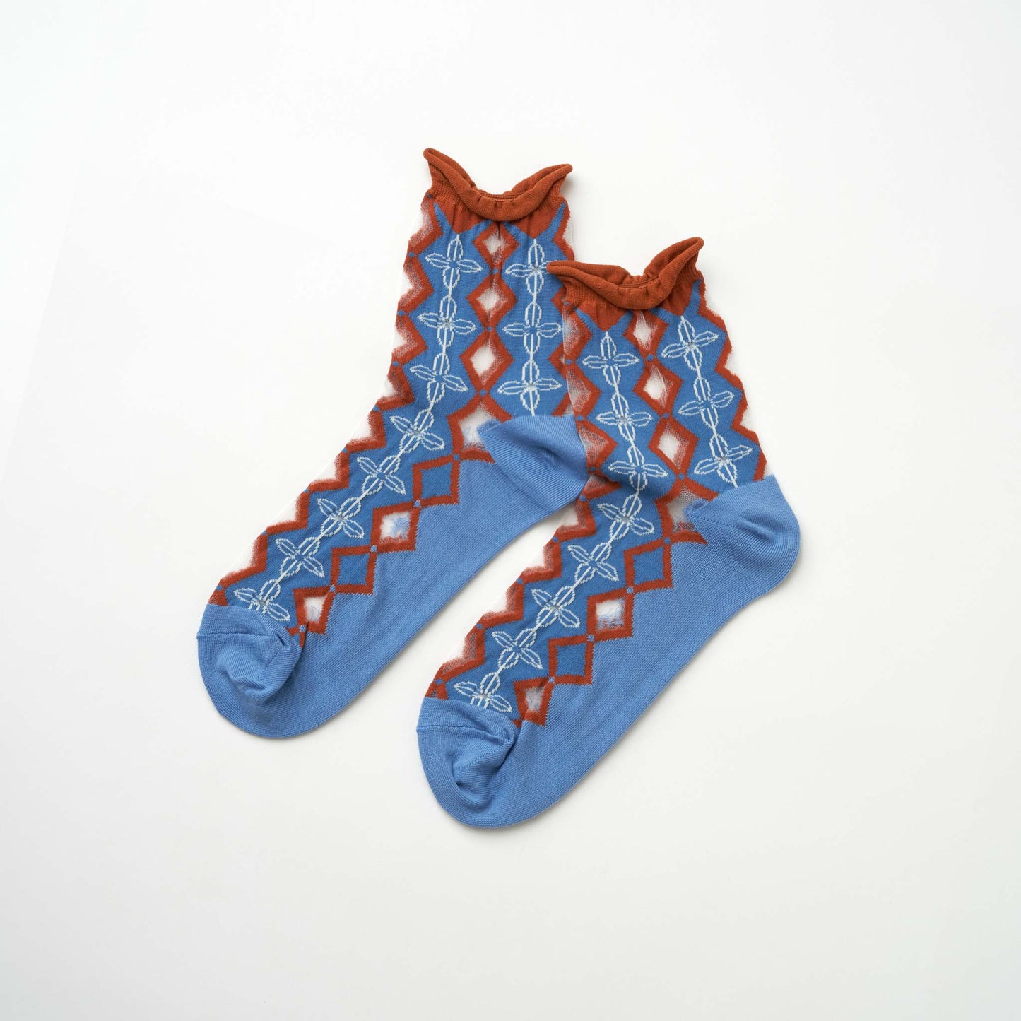 apila / 四つ葉 シースルーソックス （3色）