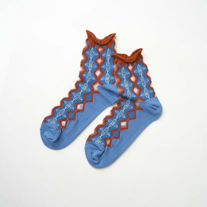 apila / 四つ葉 シースルーソックス （3色）