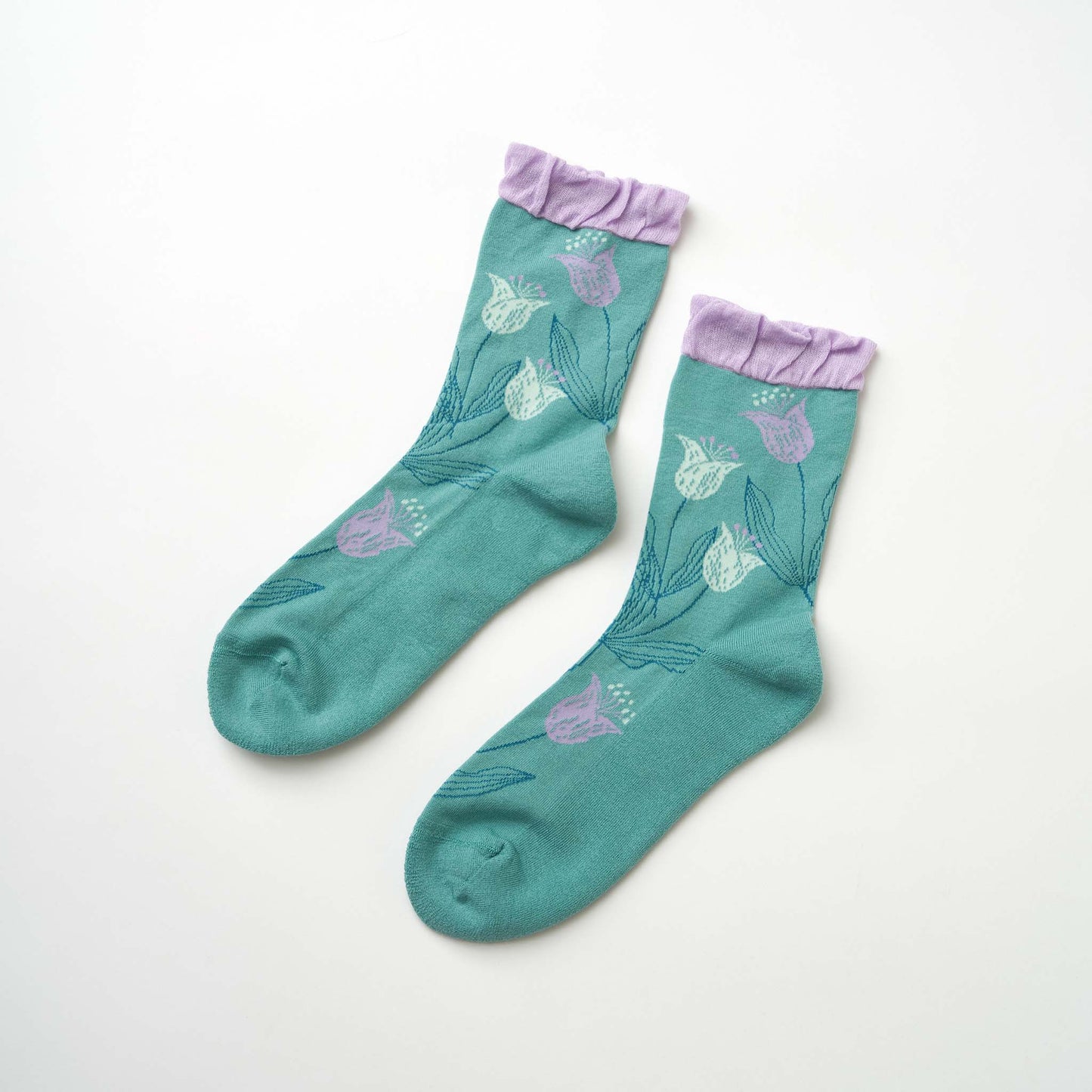 tulppaanit / チューリップ クルーソックス（3色）