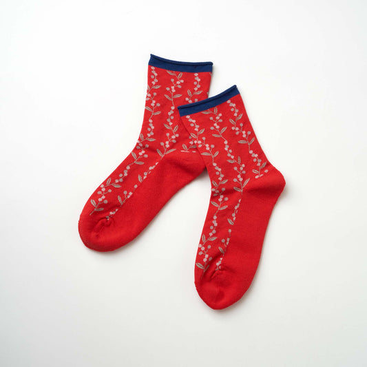 marja / ベリー クルーソックス（3色）