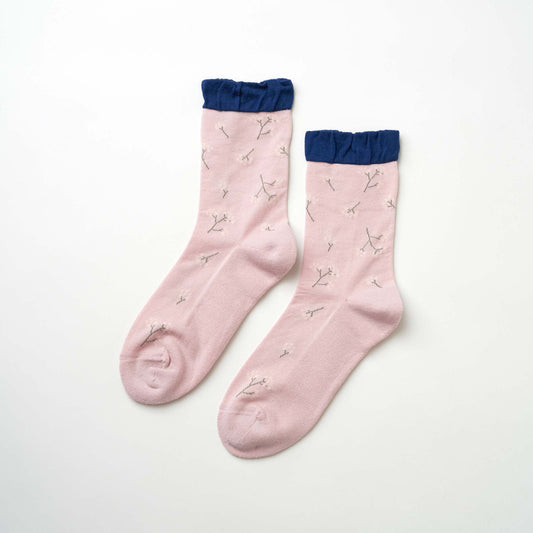 harsokukka / カスミソウ クルーソックス（3色）