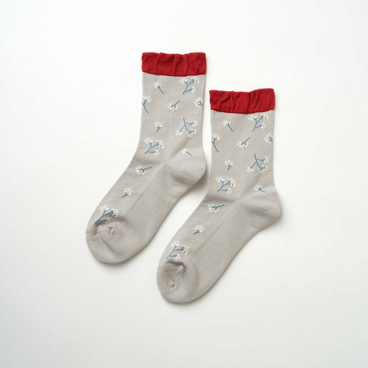 harsokukka / カスミソウ クルーソックス（3色）