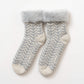 【GIFT SET】もこもこソックス〈ヘリンボーン〉2足（22.5–25cm／26–28.5cm）BOX入
