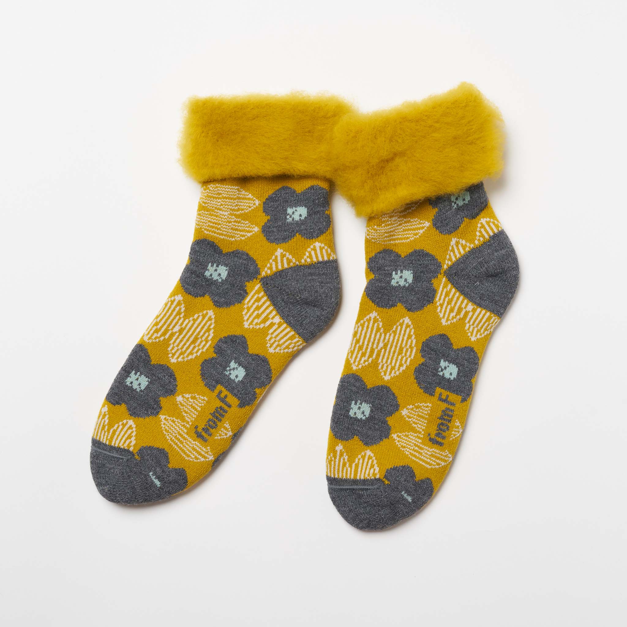 モコモコ 2025新作】Kukkapuutarha / 花畑 もこもこソックス（4色