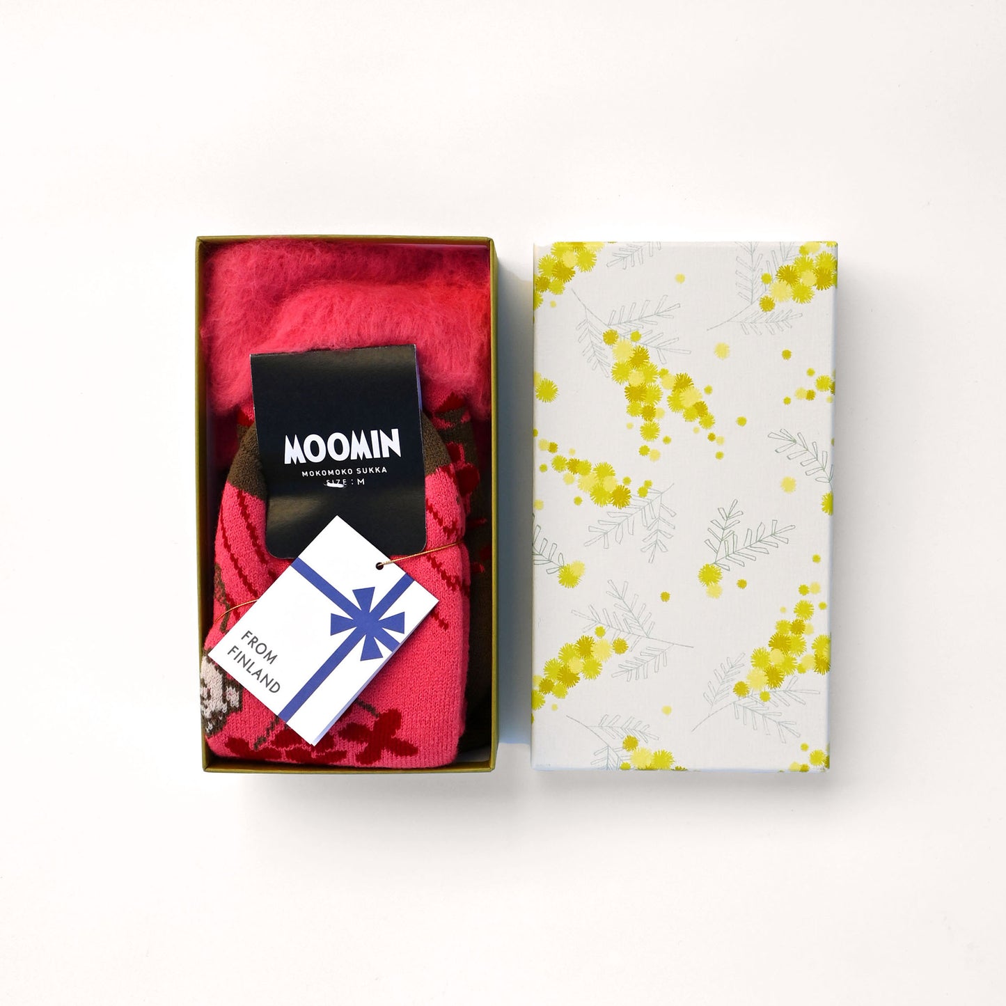 【1足GIFT】もこもこソックス〈ミィ 花束〉（22.5–25cm）BOX入